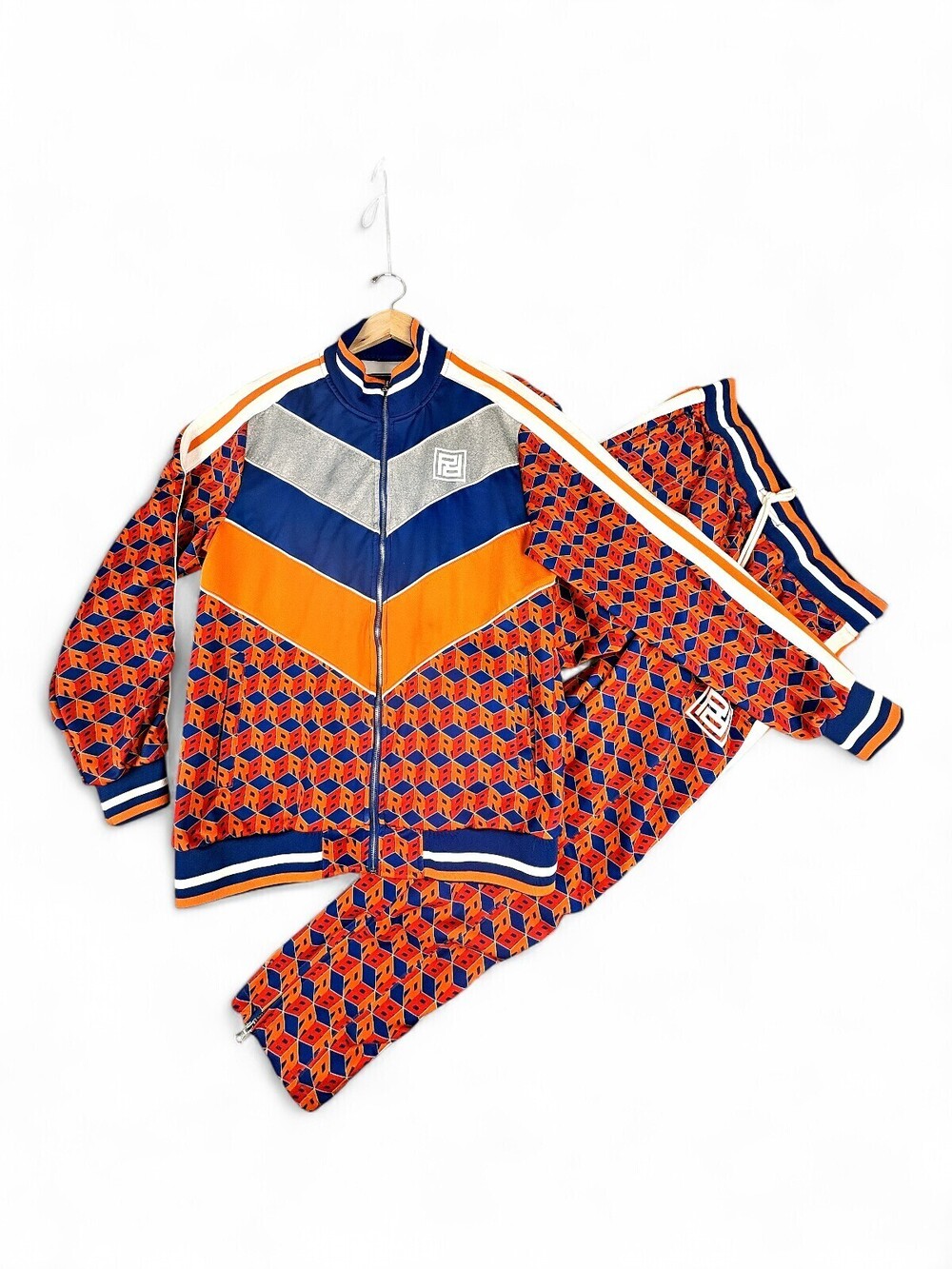 Reason XL Women's Geo Track Set Zip Jacket & Joggers